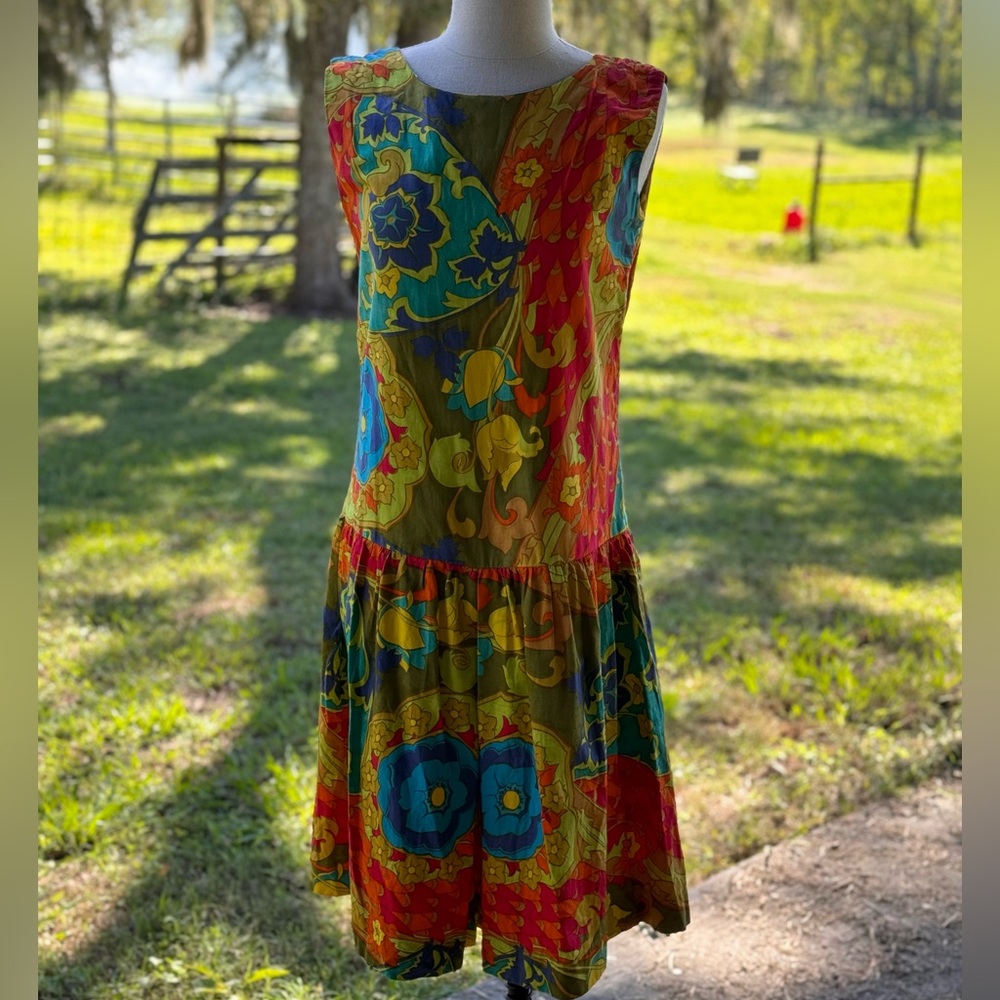 Groovy 60s Romper Psychedelic ☮️